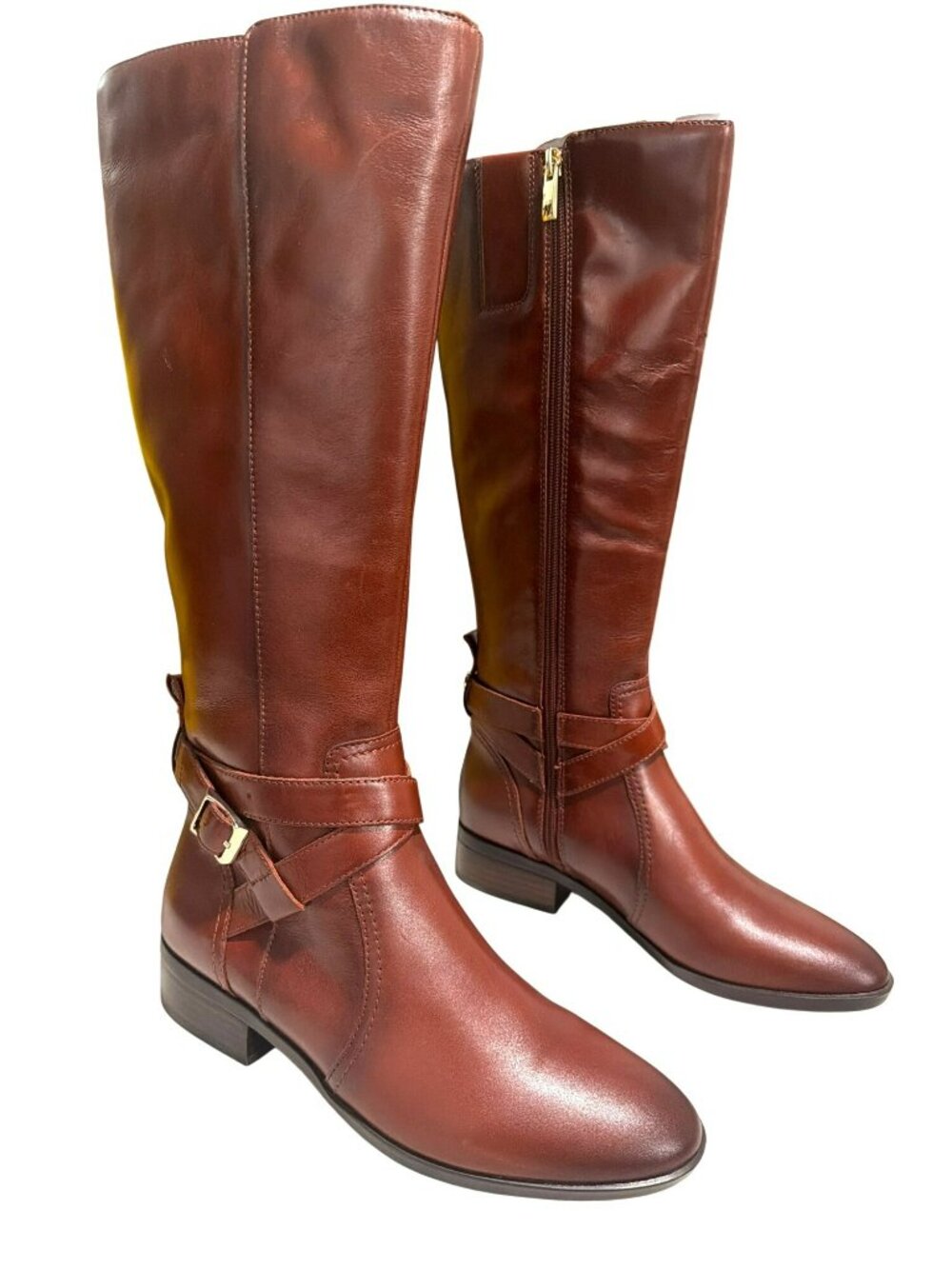 Naturalizer Rena Knee High Block Heel Riding Boots Sz 7 New